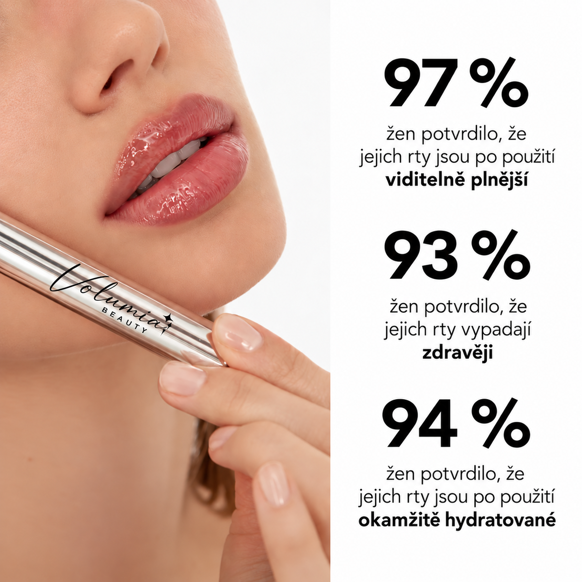 Volumia: lesk s objemovým efektem™